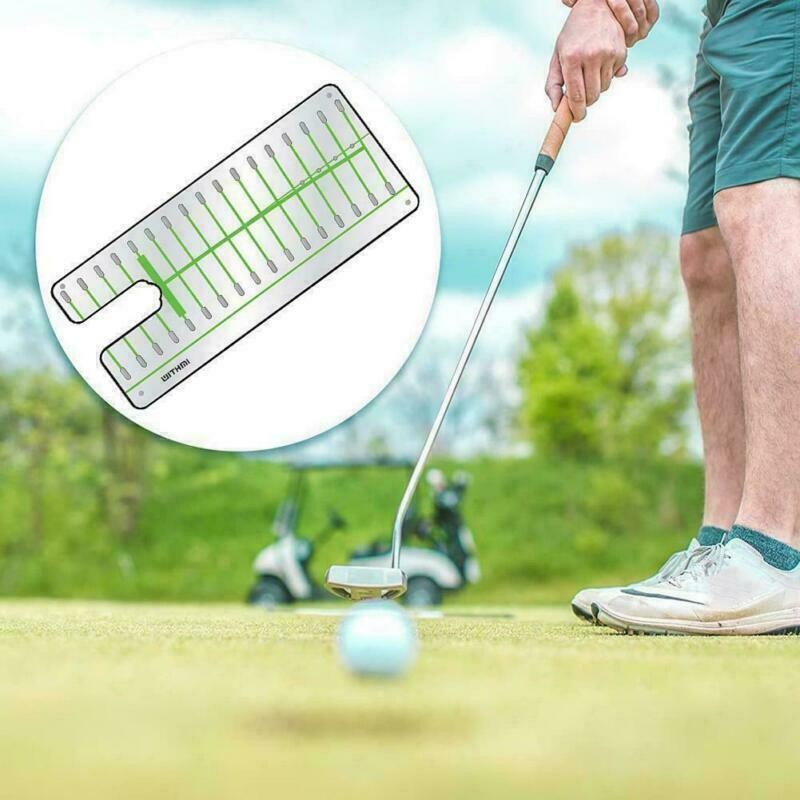 Golf Putting Training Mirror Eyeline Alignment Practice Aid Portable