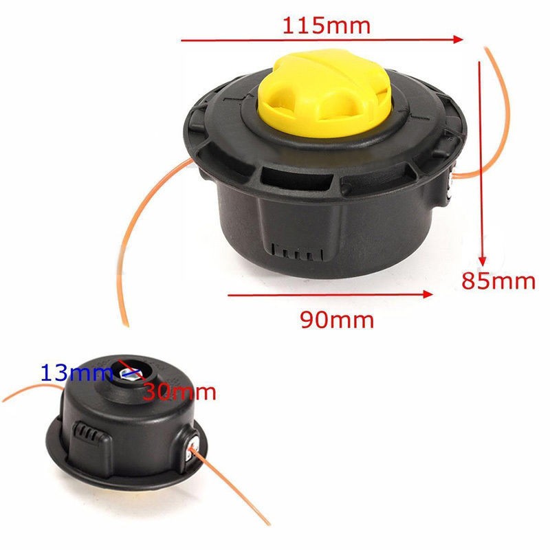 1*Petrol Trimmer Head Replace Strimmer Bump Feed Line Spool for Homelite Ryobi