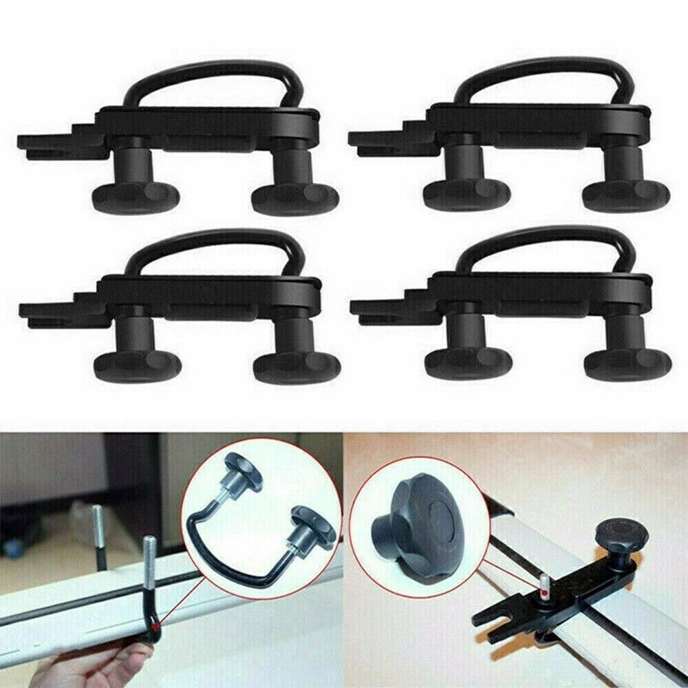 Stainless Steel Universal Roof Box Car Van Mounting Fitting Kit U-Bolts Clamp UK