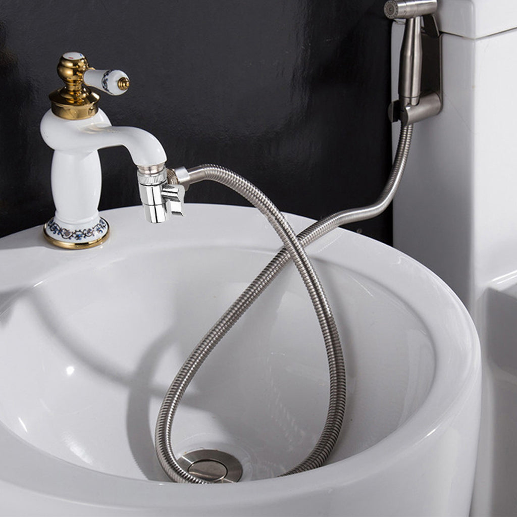 GH Water Tap Diverter Valve Sink Splitter Adapter For Kitchen & Bathroom Faucet
