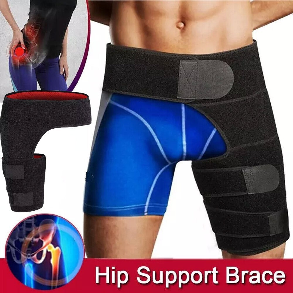 Adjustable Belt Hip Sciatica Nerve Pain Relief Groin Wrap Brace Rib Support