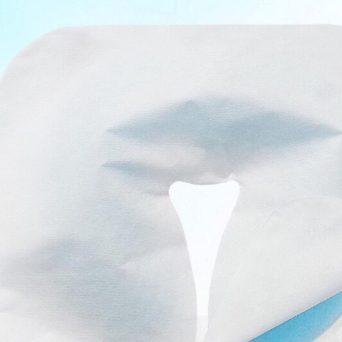 Pack Of 100 Disposable Massage Table Face Cradle Covers Headrest Covers White
