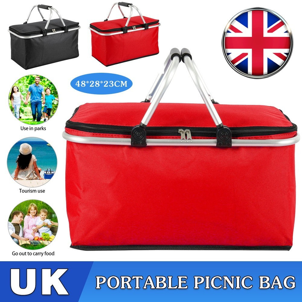 30L Extra Large Cooling Cooler Cool Bag Box Picnic Camping Food Ice Drink Lunch