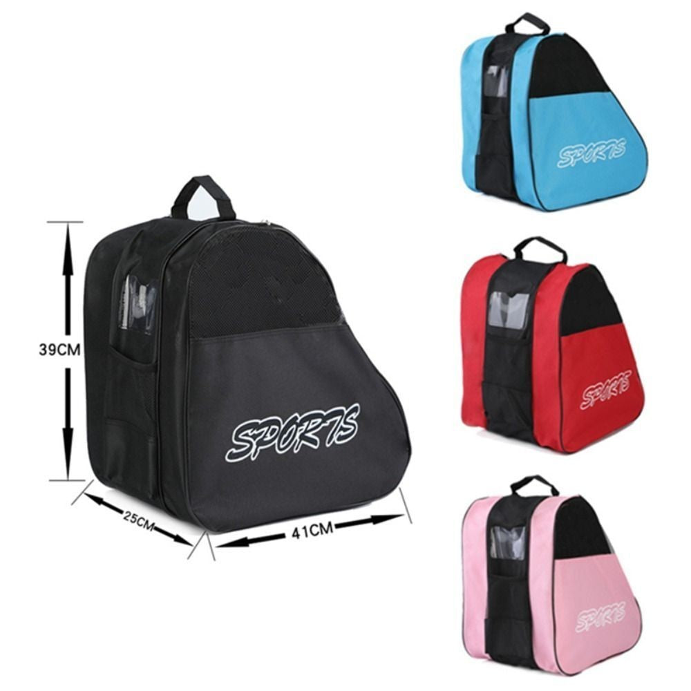 Adult Kids Roller Skate Bag Ice-Skating Bag Adjustable Shoulder Strap Ice Skates