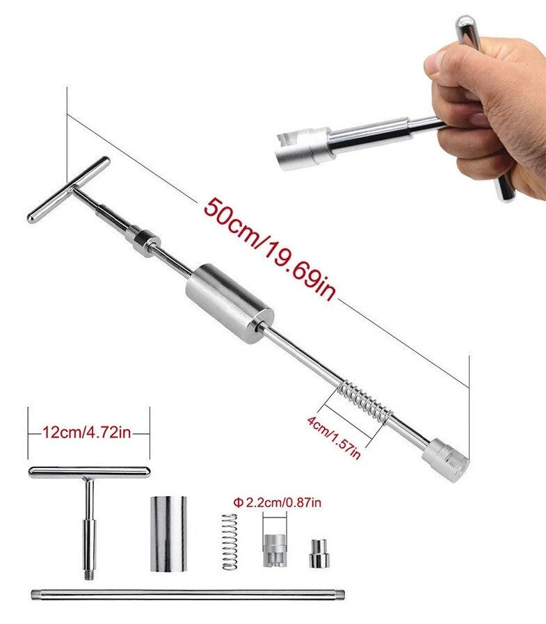Car Paintless Dent Removal Kit Slide Hammer with 18Pcs Dent Puller Tabs Tools