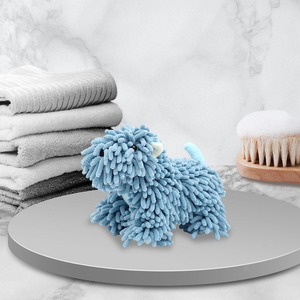Chenille Hand Towel, Fluffy Ball, Household Accessory, Puppy Shaped, Soft,