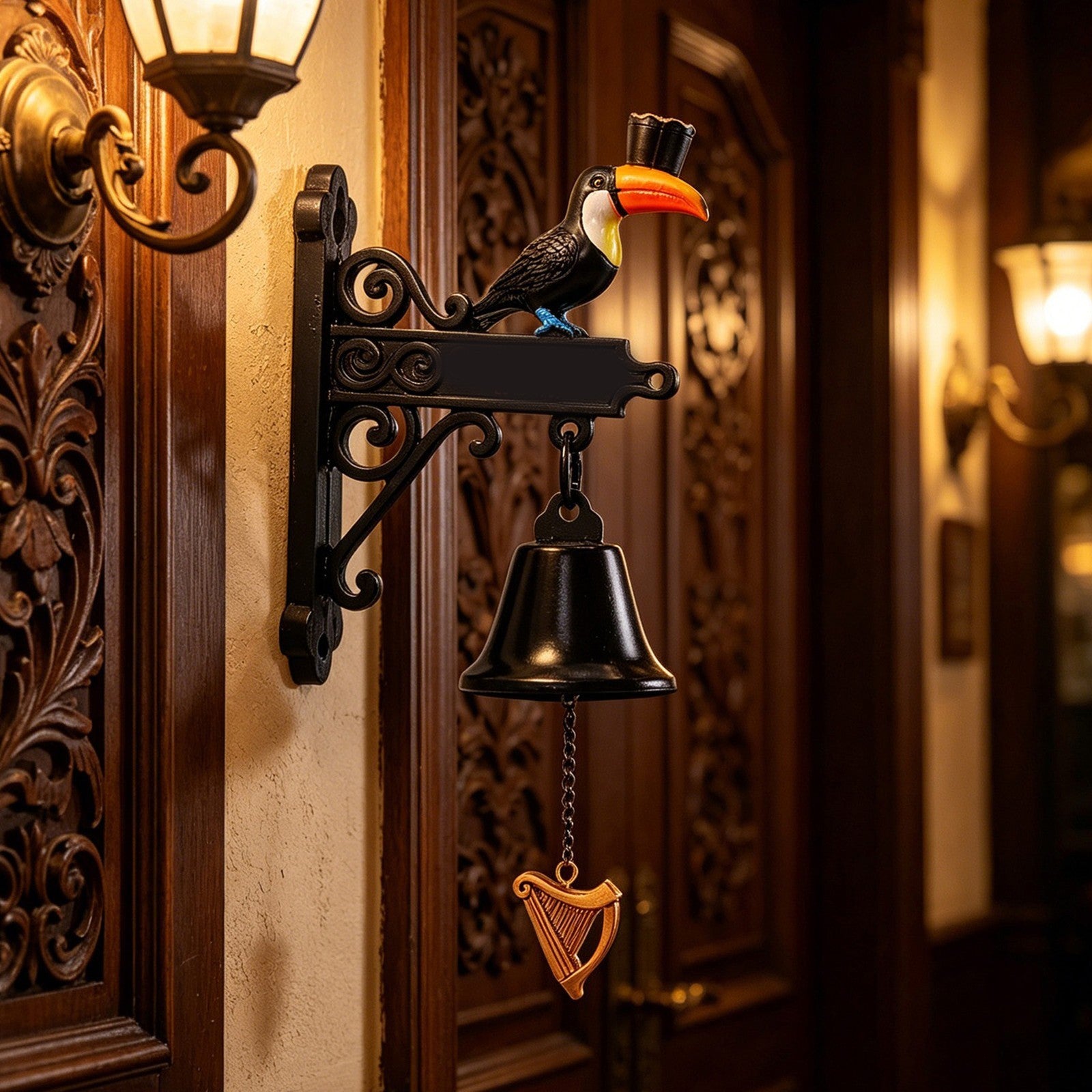 Guinness Beer Doorbell Wall-Mounted Bell 1759 Antique Collector'S Wall Clock.