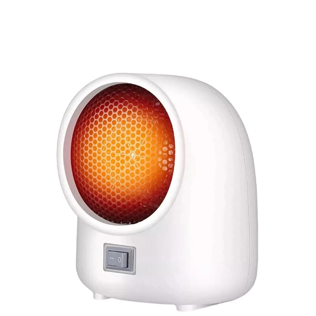 400W White Electric Heater Portable Desktop Fan Heating Warmer Home Office