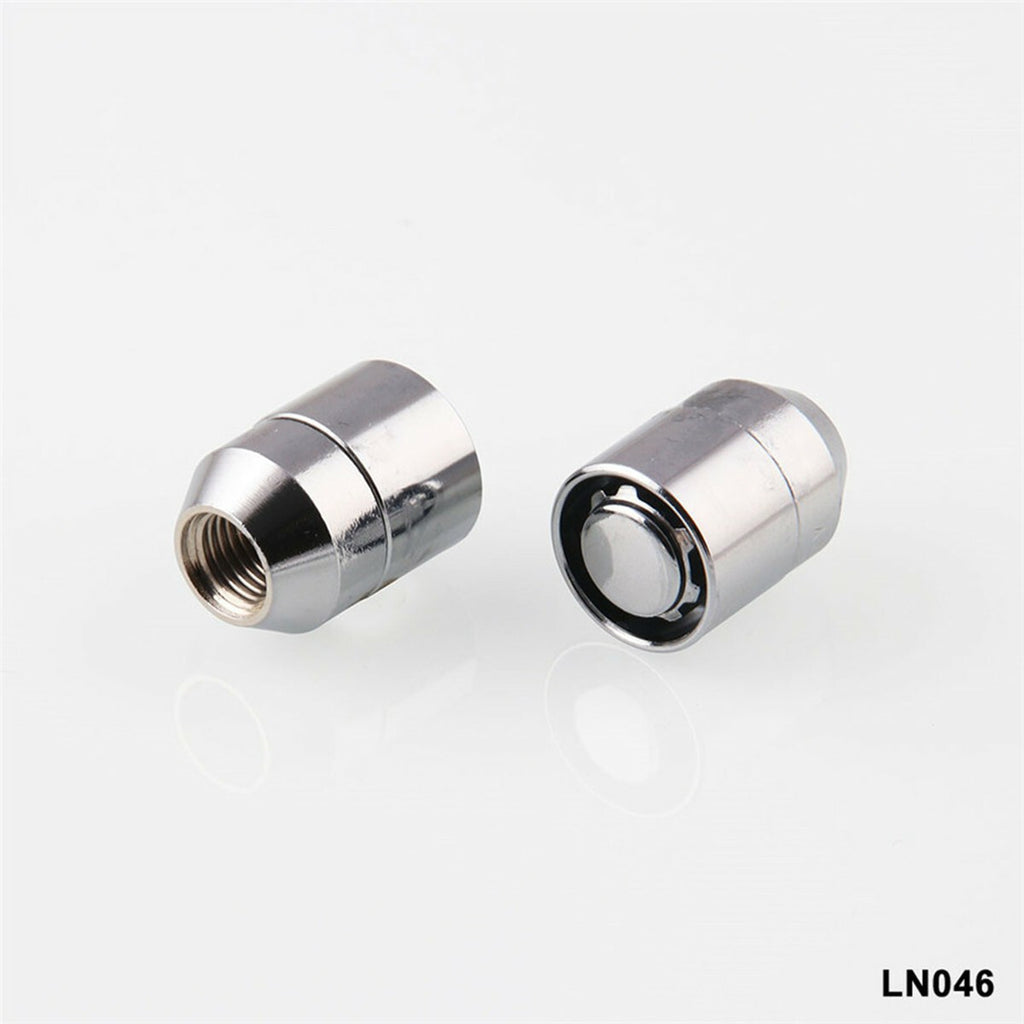 Accessory Car Anti Theft Security Locking Wheel Lug Nuts & 1 Keys Kit M12x1.5