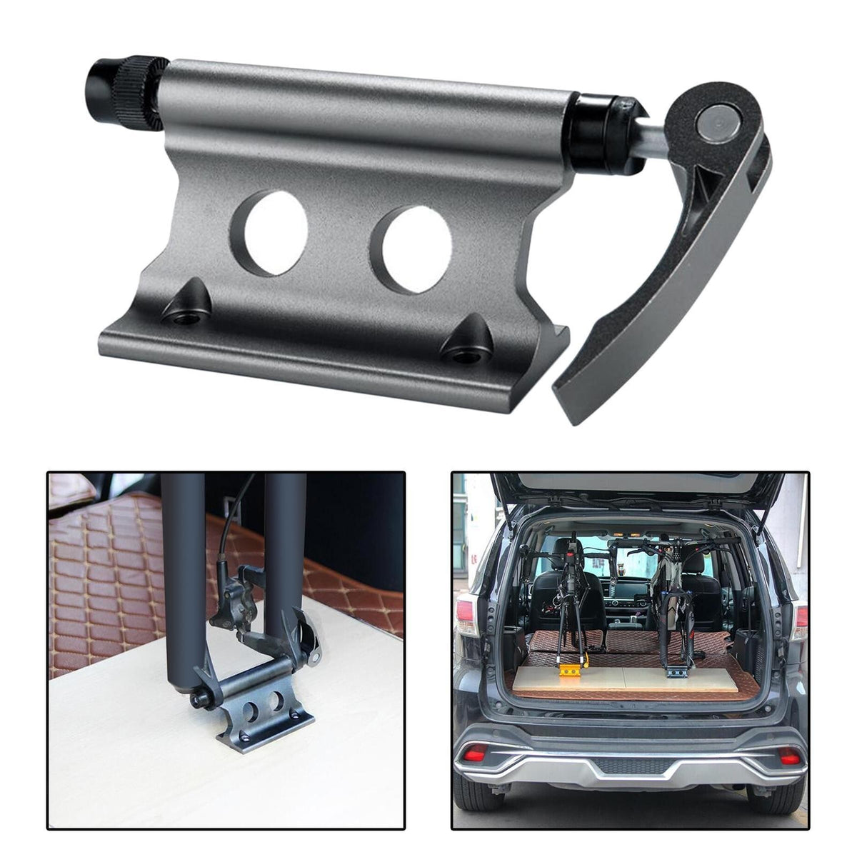 Bike Car Pickup Bed Rack Quick Release Fork Truck Installation Carrier