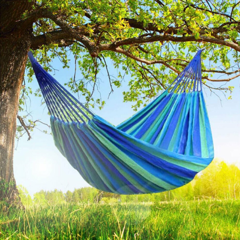 1 - 2 Person Camping Hammock Outdoor Garden Portable Double Swing Hanging Bed