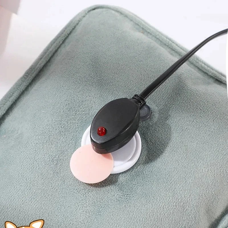 Quick Heating Rechargeable Electric Hot Water Bottle with charger bed Heat Pad