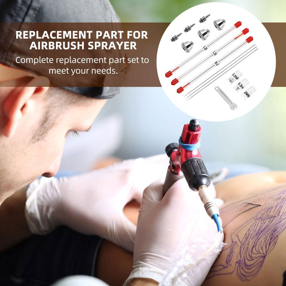 Needle Airbrushes Iwata Nozzle Accessories Replacement Set