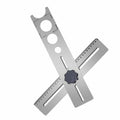 Stainless Steel Drill Guide Ruler Multi-functional Ceramic Tile Hole Locator