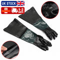 UK: Anti-slip sandblasting gloves designed for sandblasting machines.