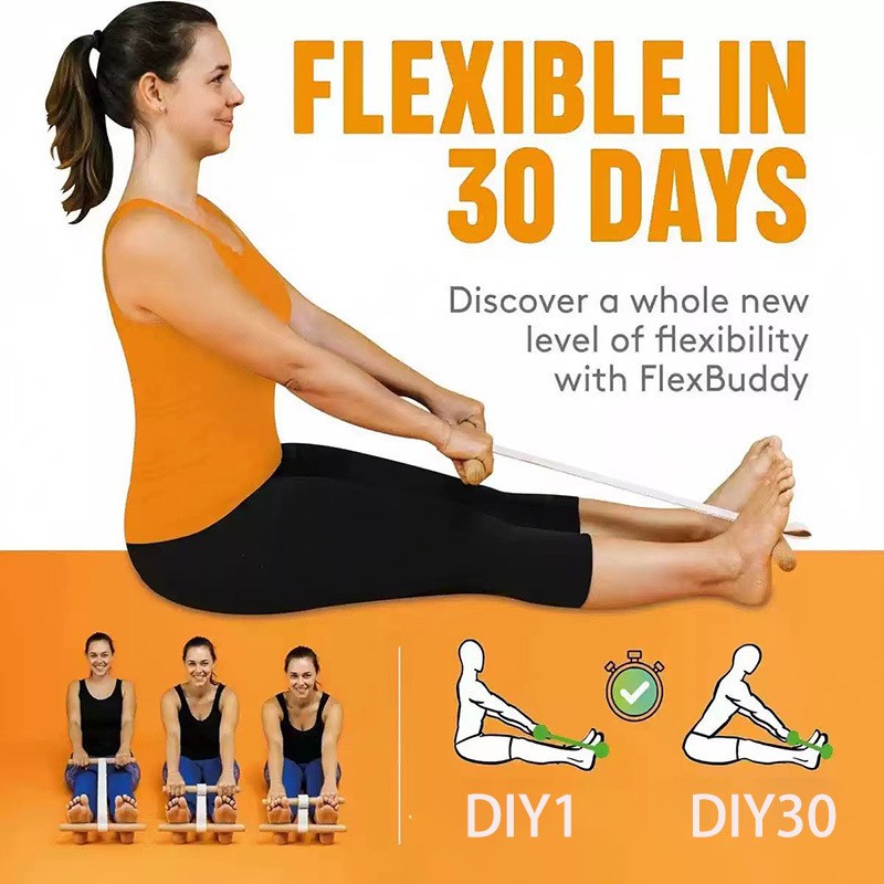 Hamstring Stretcher - Adjustable Flex Strap, Innovative Stretching Equipment