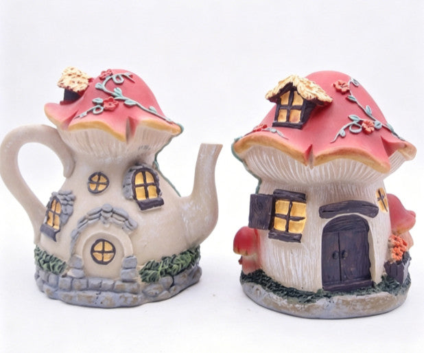 Fairy Tale Mushroom House Micro Landscape Ornaments