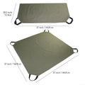 Spacious and Convenient Waterproof Tarpaulin for Leaf and Debris Collection