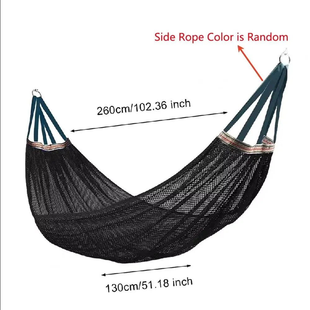 Portable Mesh Hammock Breathable Cooling Ice Silk Hanging Bed Large.*