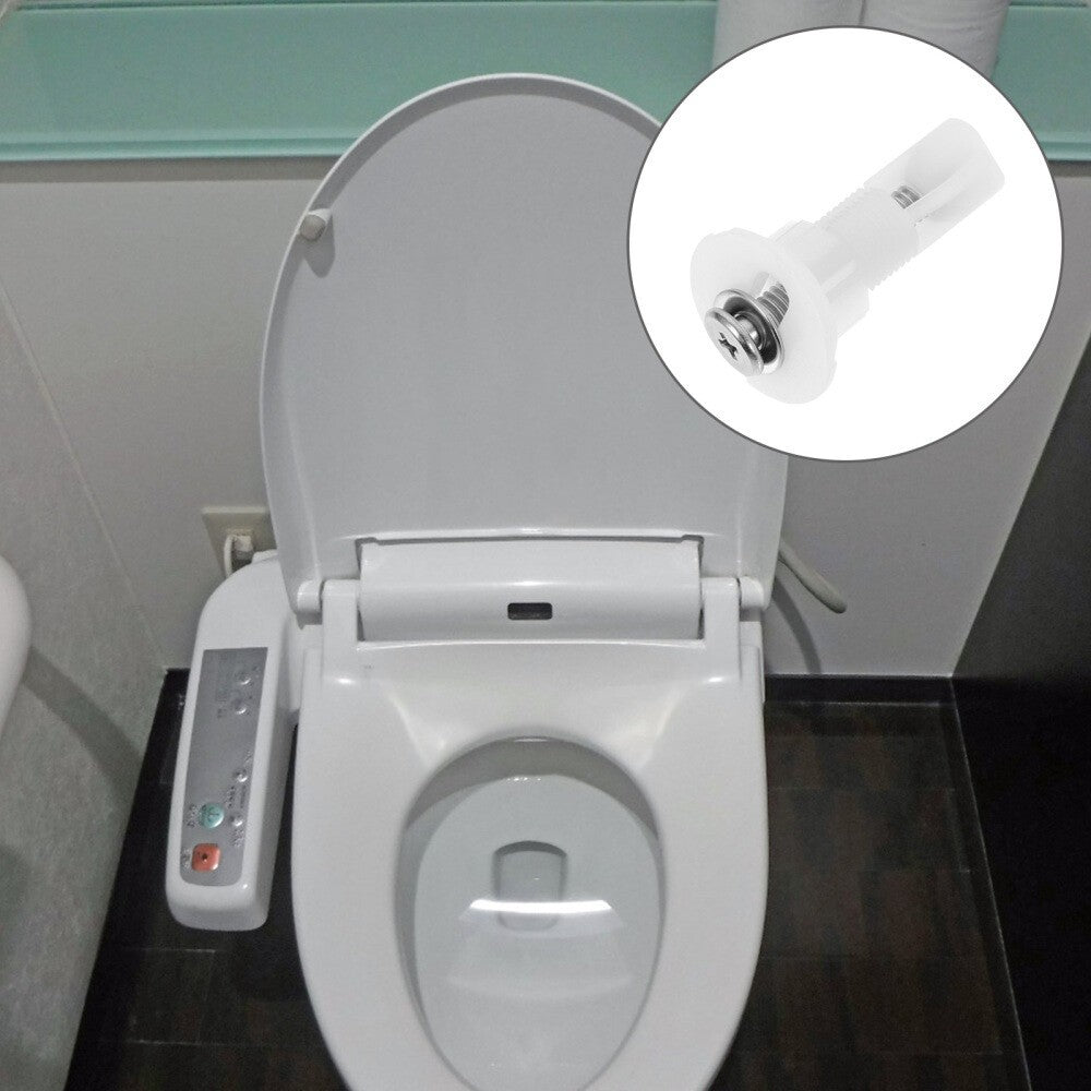 2 Pcs Toilet Seat Holders Rubbers Screw Prevent Screws