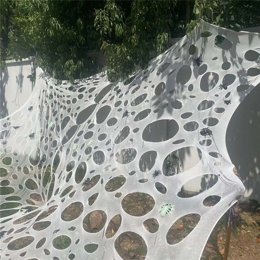 Spider Web fabric  Halloween Decoration Stretchy Craft Cobweb  Party 12mt