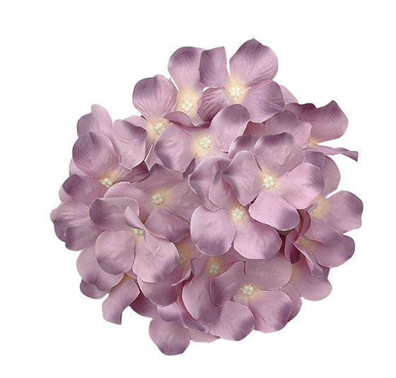 30Pcs Hydrangea Artificial Flowers, Fake Hydrangea Flowers