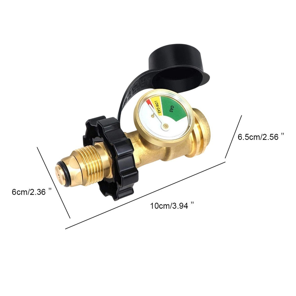 High Low Gas Pressure Gauge Level Indicator POL Propane LPG Bottle Cylinder