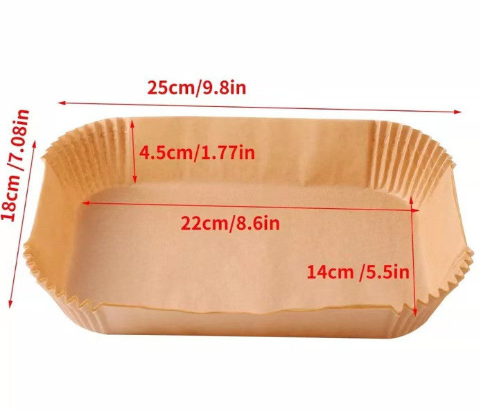 10pc Disposable Air Fryer Paper Liners Non Stick Parchment Accessories