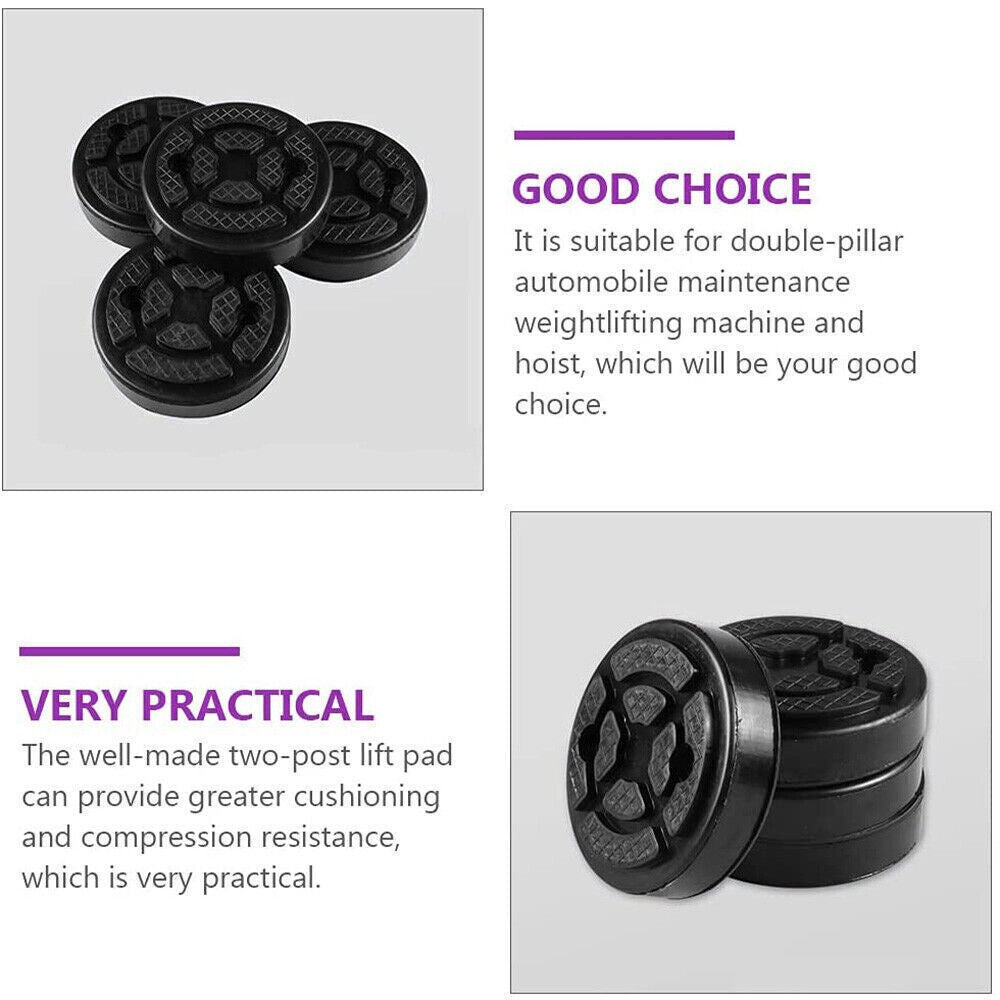 4pcs Rubber Lifting Pads Block For 2 Post Lift Replacement Pads Car Lift Ramp UK