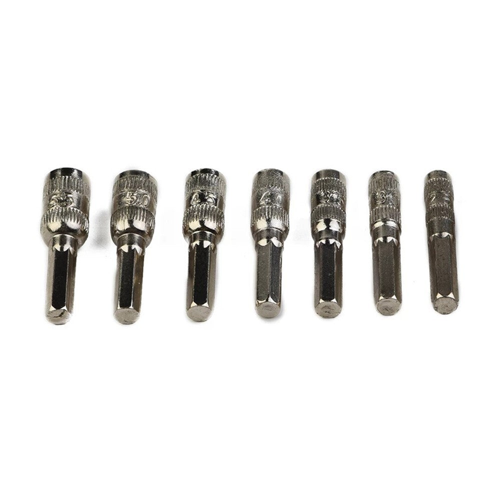 H4 Screw Metric,Driver Tool Drill Bit M2.5-5.5mm Hex Shank Hex Nut Socket