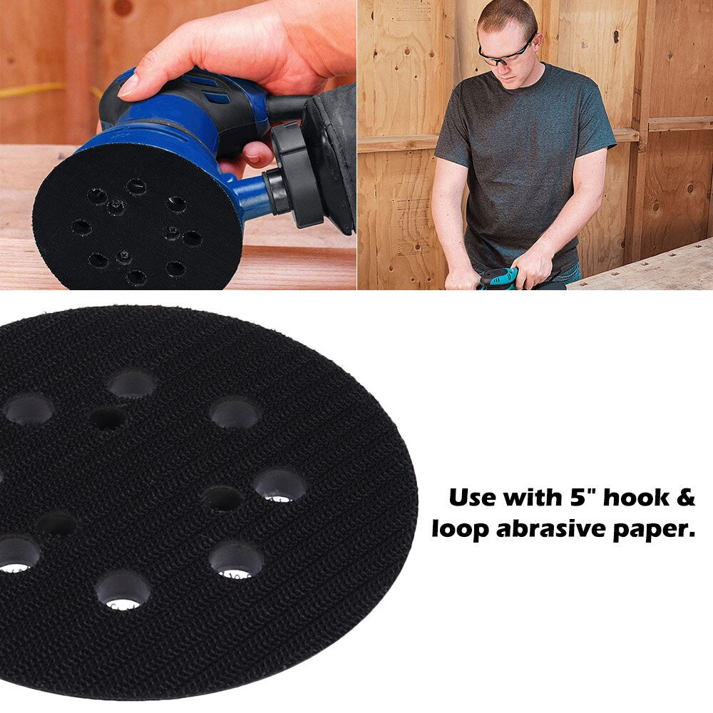 8 Hole 125mm Sander Pad Backing Base For Makita Random Orbital BO5031K BO5041K