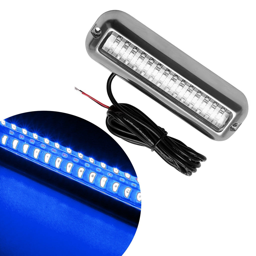 80W Underwater Boat Transom Light 42 LED Lamp Marine Boat For Yacht Taillight
