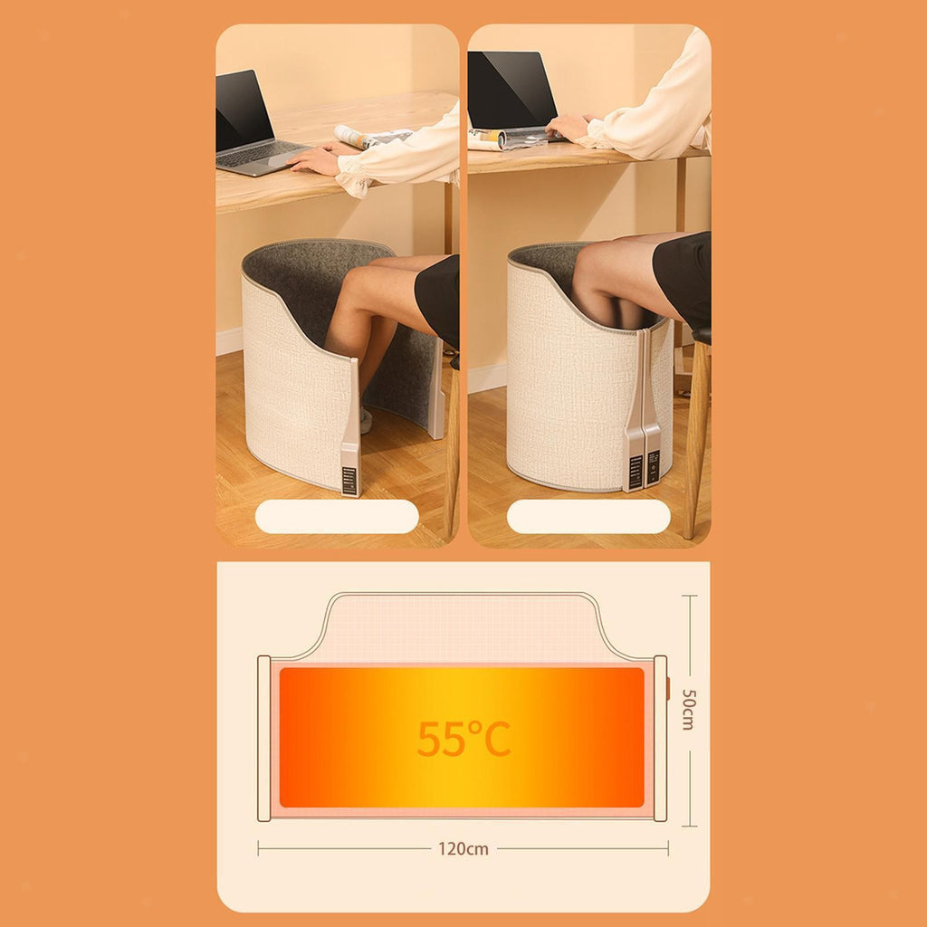 Electric Space Heater Foot Warmer Table Heater Winter 360° All Round Heating