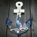 Sea Themed Hanging Pendant Anchor Wall Decoration Decorations for Home Nautical