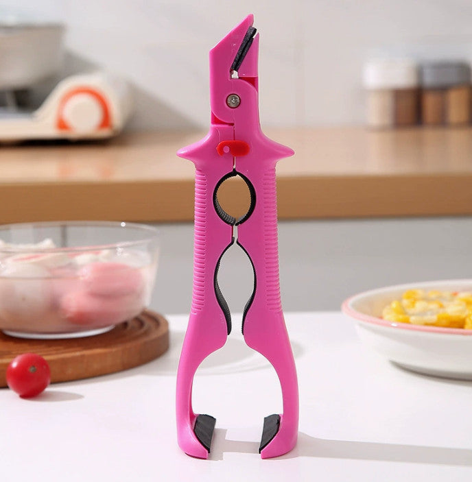 3-in-1 Hot Plate Gripper, Multi-angle Anti-Scald Bowl Hot Plate Grabber Tool