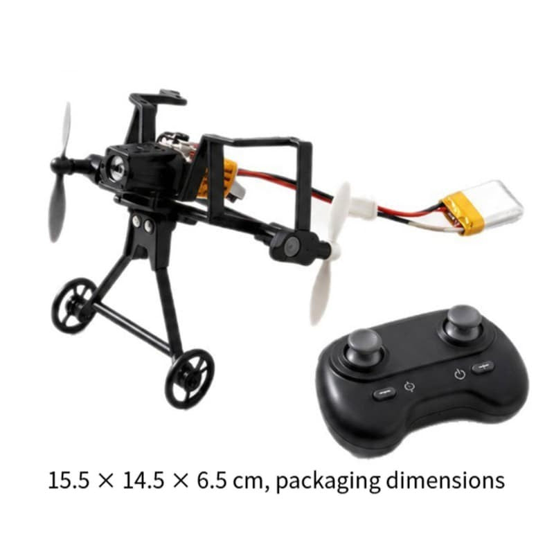 RC Paper Airplane Kit DIY Model Airplane Flying Toy Outdoor Creative Fixed Wing