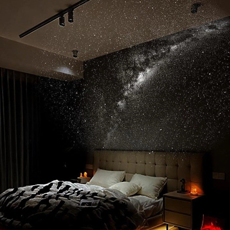 2-in-1 Galaxy Projector Night Light USB Projection Lamp with 12 Projection Films