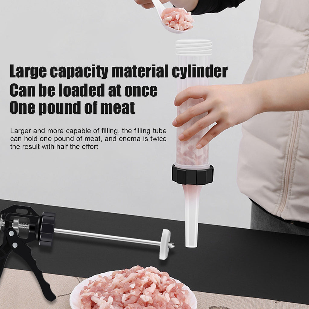 Sausage Maker Sausage Stuffer Manaul Meat Syringe Kitchen Homemade Tool