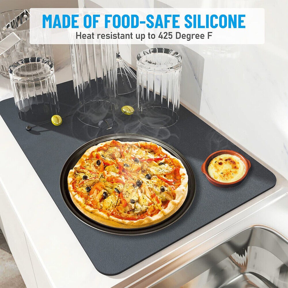 Super Absorbent Kitchen Draining Mat Drying Mat Quick Dry Drain Pad for Dishes