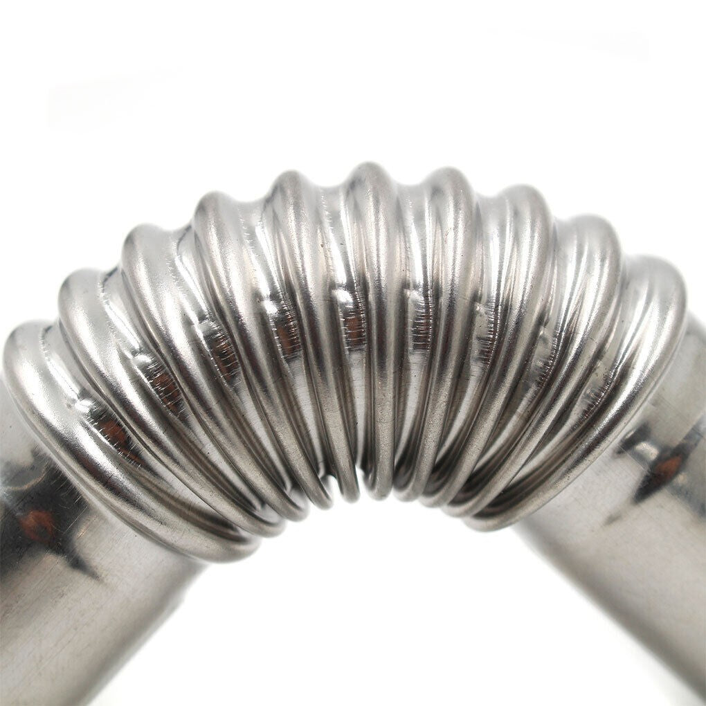 24mm Elbow Pipe Air Diesel Heater Exhaust Connector w/Clamps For Diesel Heater