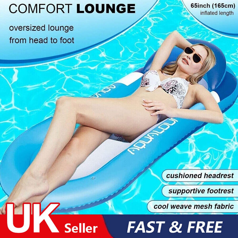 Inflatable Water Floating Bed Adult Sewimming Pool Beach Float Mattress Hammock