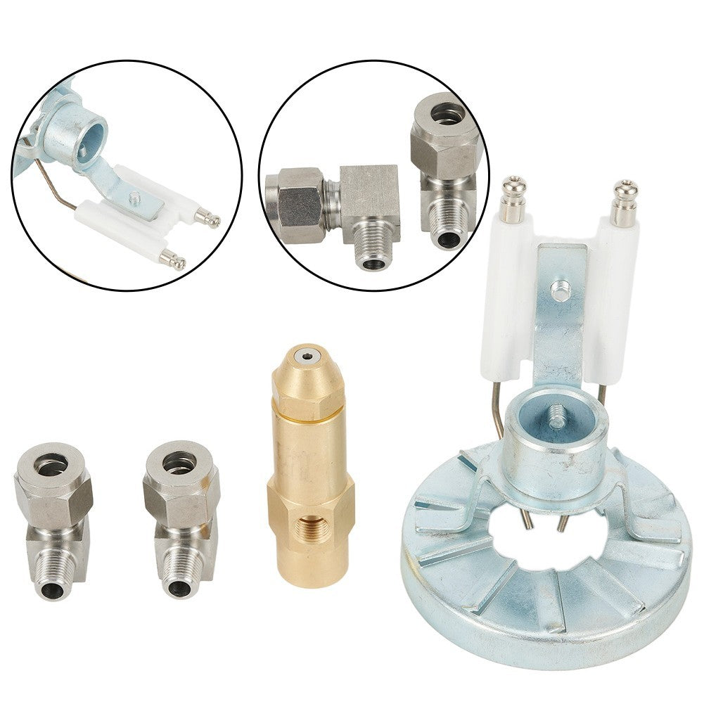 Waste Oil Burner Nozzle Siphon Air Atomizing Spray Nozzle Electrode  0.5-2.0mm.