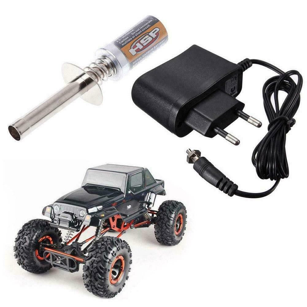RC Nitro GAS Power Engine Starter Kit Glow Plug Igniter Car