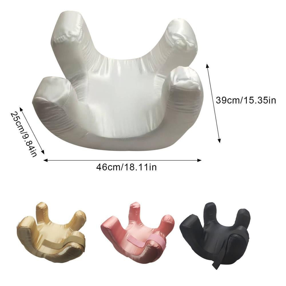 Face Pillow+Free White Satin Pillowcase Beauty Sleep, Anti Wrinkles-Aging UK Hot