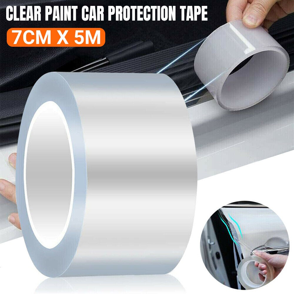 Clear Paint Protection Film Vinyl Wrap Self Adhesive for Car Bike 7CM x 5M UK
