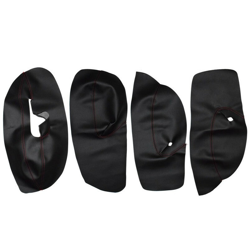 4 genuine microfiber leather door panel covers for VW Bora Golf 4.*