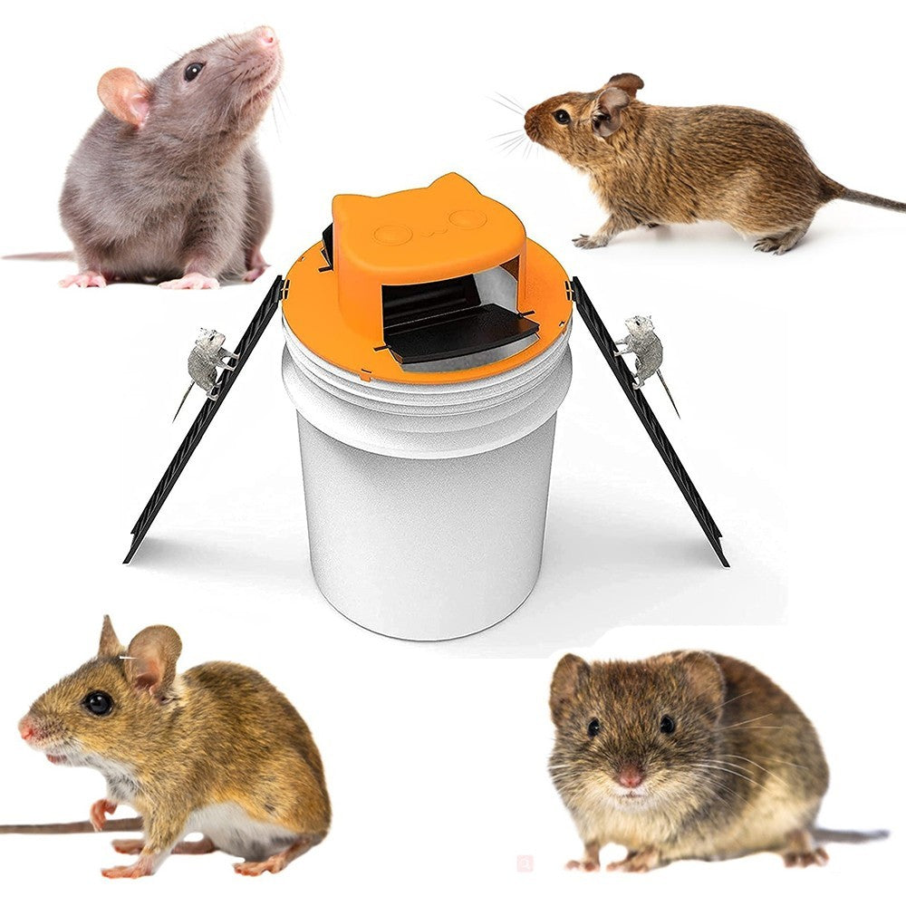 Pest Control Slide Bucket Lid Mousetrap Mouse Trap Mouse Bucket Traps Rat Trap