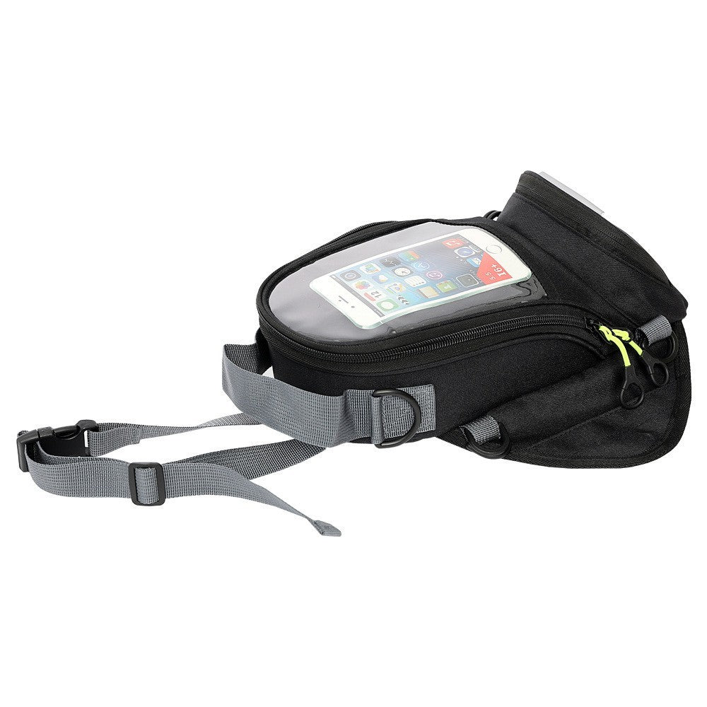 Waterproof Motor Tank Bag Black Oil Fuel Tank Magnetic Motorbike Motorcycle Bag