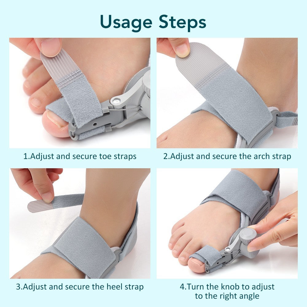 Hallux Valgus Pain Relief Support Big Toe Bunion Straightener Splint Corrector