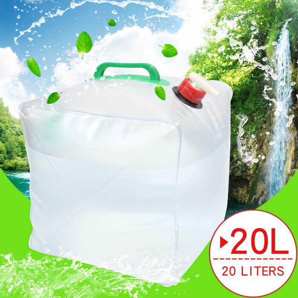 20L Water Carrier Container Foldable Collapsible Camping Water Bottle With Tap